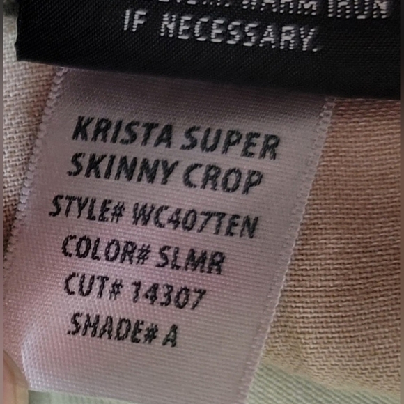 Hudson Krista Super Skinny Crop Camouflage Women's Jeans Size 27 - Picture 9 of 13
